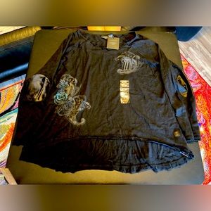 Women’s Black Harley-Davidson Shirt Sz 3W-NWT